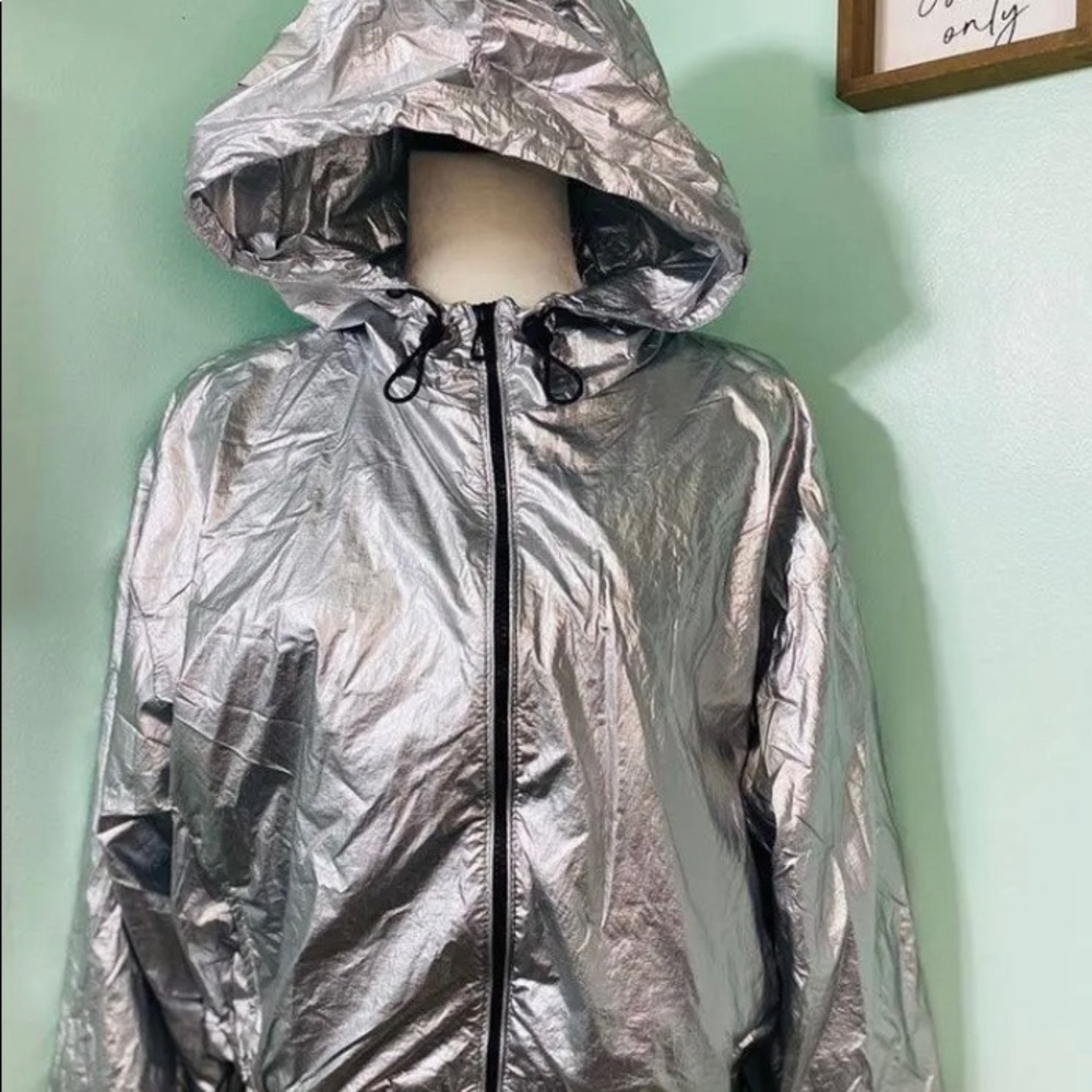 Bershka silver jacket
